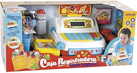 IMITOYS Caja Registradora Luces y Sonidos: Amazon.es: Juguetes y juegos