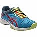 ASICS Men's Gel-Solution Slam 3 Tennis Shoe, Methyl Blue/Orange/Lime, 10 M US