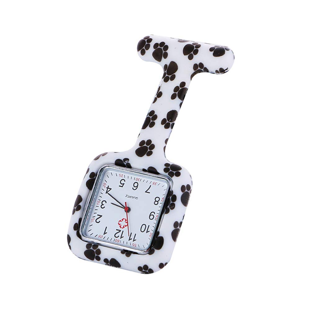 Weicam Square Silicone Nurse Doctor Wholesale Pin-on Brooch Watch Pocket Watches