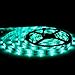 SUPERNIGHT LED Strip Lights , 5-Meter Waterproof Flexible Color Changing RGB SMD5050 150 LEDs Light Strip Kit with 44 Key Remote and 12V Power Supply