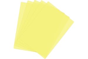 PATIKIL A4 Size Guided Reading Sheet, 5pcs Correction Lighting Gel Filter Colored Overlay Transparent Color Film for Classroo