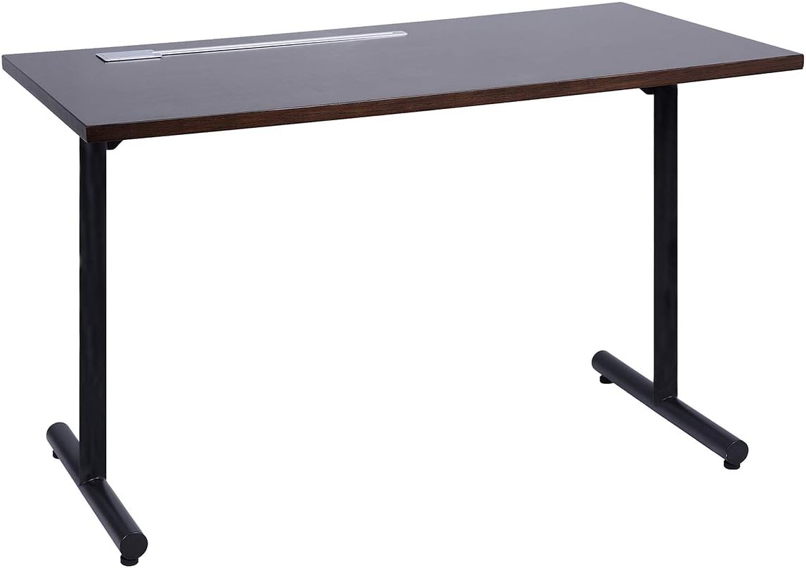 Sunon Office Desk, 47", Dark Oak Kitchen & Dining