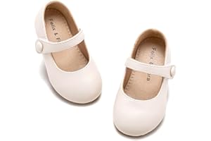 Felix & Flora Toddler Girl Dress Shoes - Flower Girl Ballet Mary Jane Flats Party School Wedding
