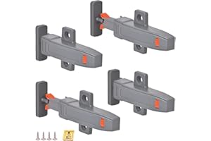 Self-Closing Push to Open Cabinet Hardware CBRIVE 4 Pack Push to Open Door Latch Heavy Duty Push Latches for Hidden Door Push Release Drawer Pull Touch Lock Tip On RV Closet Close Strong Pop Out