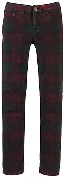 tartan skinny jeans