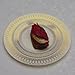 Exquisite 40-Pack Gold Ovals Design Plastic Plates (20-dinner 20-dessert) Set Premium Heavyweight Plastic Wedding Plates Looks Like China