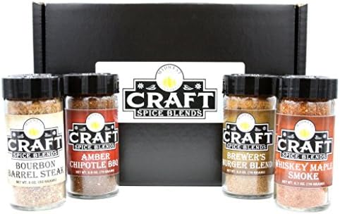 Grilling Gift Set - Craft Spice Blends - Barbecue Gift Set with 4 Spice Rubs