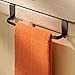InterDesign Axis Over-the-Cabinet Kitchen Dish Towel Bar Holder - 9