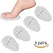 Zakaco Gel Ball of Foot Cushion Metatarsal Pads for Pain Relief,2 Pairs Forefoot Shoe Insoles for for Women High Heels to Pain Relief ,4 Pack (Clear)