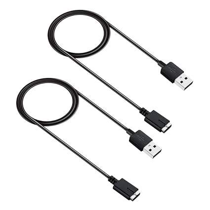 IPOTCH 2 x Cargador Cable USB Cable Datos para Smartwatch 3.3 Pies ...