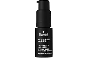 Schwarzkopf Session Label The Powder, Styling Dust | Strong Hold Lightweight Volumizing Powder | Texturizing Powder Root Lift