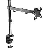 DYZD Computer Monitor Mount Single LCD Monitor Arm Stand Heavy Duty Fully Motion Adjustable Monitor Desk Mount for 13-32 Inch