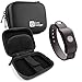 Black Hard EVA Shell Case with Carabiner Clip & Twin Zips for the SoundMoovz Musical Bandz - by DURAGADGET