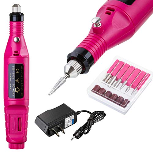 Nail File Art Drill File Acrylic Non-Rechargeable Manicure Pedicure Electric Portable Machine Kit by SHG_shop