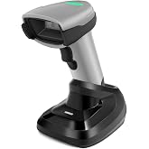 JRHC Barcode Scanner Wireless, Bluetooth Barcode Reader with Stand 3 in 1 Bluetooth &amp; 2.4G Wireless &amp; USB Wired Connection 1D&amp;2D&amp;QR&amp;PDF417 Data Matrix Handheld Bar Code Scanners