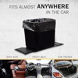 Car Trash Can Large Capacity Automotive Garbage Bin