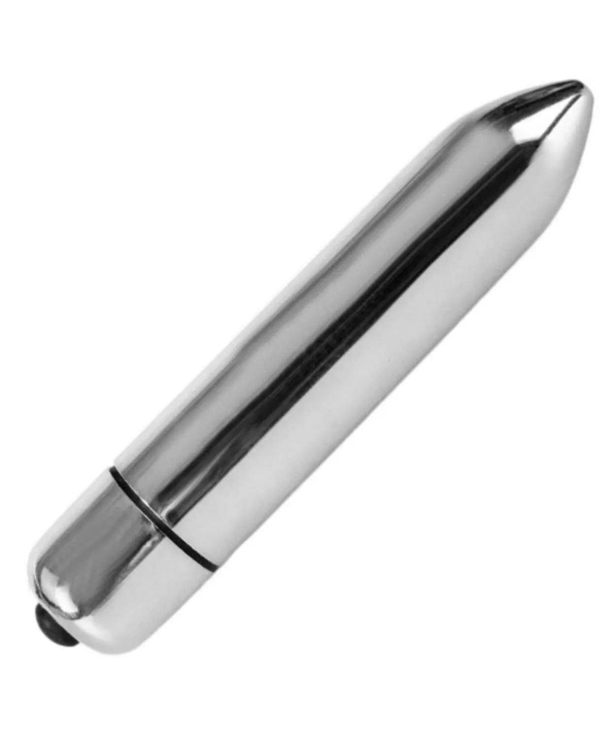 Pack of Two Top Speed Waterproof mini Bullet Vibrators, Powerful mini Silver Bullet Vibrator (Silver)