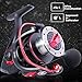 One Bass Fishing reels Light Weight Saltwater Spinning Reel - 39.5 LB Carbon Fiber Drag,12+1 BB Ultra Smooth All Aluminum Inshore Reel for Saltwater or Freshwater