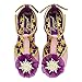 Disney Rapunzel Costume Shoes for Girls Size 11/12 YTH Purple