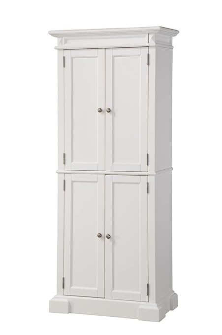 Home Styles 5004 692 Americana Pantry Storage Cabinet White Finish Amazon In Home Kitchen