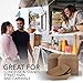 Stock Your Home [250 Pack] Extra Large Disposable Brown Kraft Paper Food Trays, 3-Lb Concession Tray, Serving Boats for Party Snacks, Taco Bar, Seafood, Nachos Plates
