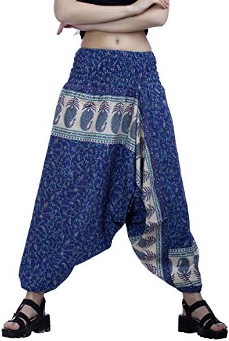 Indi Bargain Cotton Printed Harem Trouser For Stylish Girls/Women (Stretchable - Medium to XL Fit)