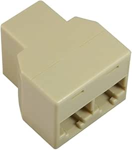 Insten RJ45 CAT 5 6 LAN Ethernet Splitter Connector Adapter PC