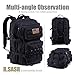 R.SASR Military Tactical Backpack 45L Large Tactical Backpack for Men, Hiking Rucksack With Bottle Holder
