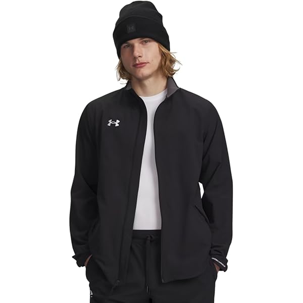 Under Armour Mens UA Knit Warm Up Team Full-Zip - Sweat Wicking SM
