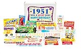 Woodstock Candy ~ 1951 68th Birthday Box Nostalgic Retro Candy Mix from Childhood for 68 Year Old Man or Woman Born 1951 Jr.