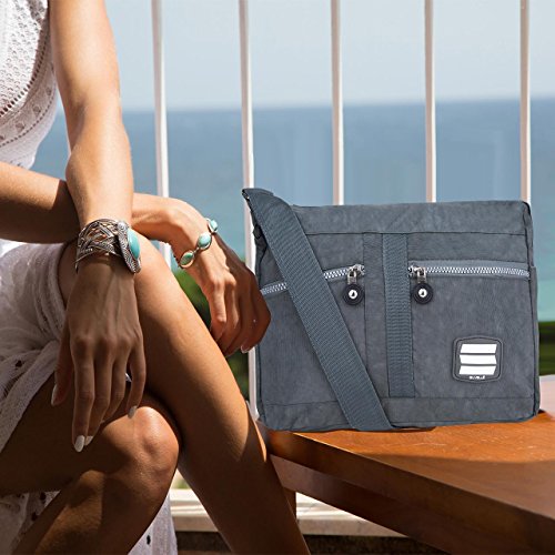 Crossbody-Bags-for-Women-Messenger-Nylon-Lightweight-Travel-Purse-Multi-Pocket-Shoulder-Bag-Handbags-Navy