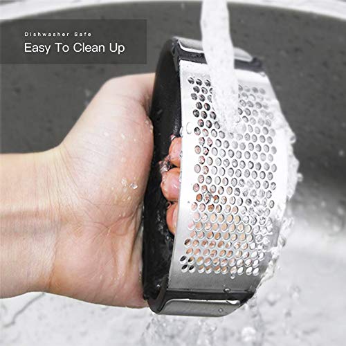 image for Gotega Manual Garlic Press Stainless Steel Garlic Rocker Crusher Squee
