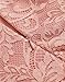 BeryLove Women's Floral Lace Hi-Lo Bridesmaid Dress V Neck Cocktail Formal Swing Dress