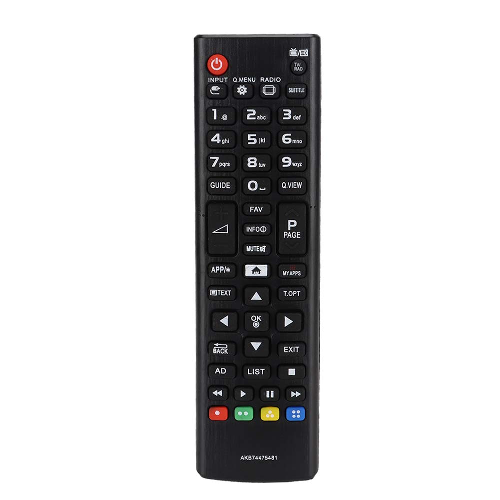 Topiky Universal TV Remote Control Replacement Durable ABS Material Compatible with AKB74475481 Model Easy Setup Reliable Operation Long-Lasting Design for All Television Brands