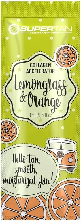 Supertan Lemongrass Orange Tanning Accelerator 10x 15ml Sachets Lotion