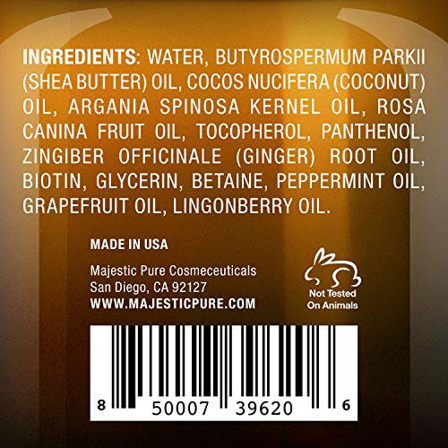 Biotin-Hair-Mask-for-Dry-Damaged-Hair-with-Lingonberry-by-Majestic-Pure-Deep-Conditioning-Hair-Treatment-Nourishing-and-Strengthening-Sulfate-Free-16-fl-oz