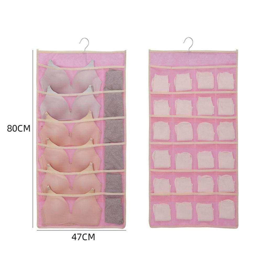 Eeilyin Underwear Finishing Bag Hanging Double-Sides Hanging Bag Space Saver Bags