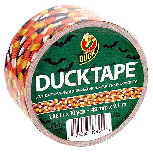 3 Roll Variety Assortment of Duck Brand Halloween Themed Duct Tape Roll Bundle (Halloween 3-Pack)