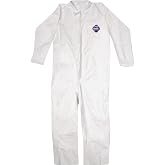 Medium Trimaco 14121 DuPont, Tyvek Disposable Coverall with No Elastic