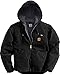 Carhartt Men's Sherpa Lined Sandstone Sierra Jacket J141,Black,Medium