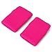 Mallofusa ? 12 Pairs Colorful Cotton Sweatbands Sports Basketball Wristband Athletic Wrist Sweat Bands for Gym Yoga Tennis Etc.