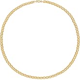 Savlano 925 Sterling Silver Chain Anklet Rope, Figaro, Mariner, Curb - 18K Gold Plated Chain Anklet Available in 9, 10 and 11 - Inches for Women Comes with a Gift Box - Made in Italy