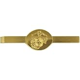 US Marine Corp Tie Bar Clip Anodized Gold Enlisted by Vanguard