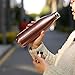 KINGSO 17oz Double Wall Vacuum Cool Insulation Stainless Steel Water Bottle Leak- proof and No Sweating Perfect for Summer Outdoor Sports Camping Hiking Cycling (Rose Gold)