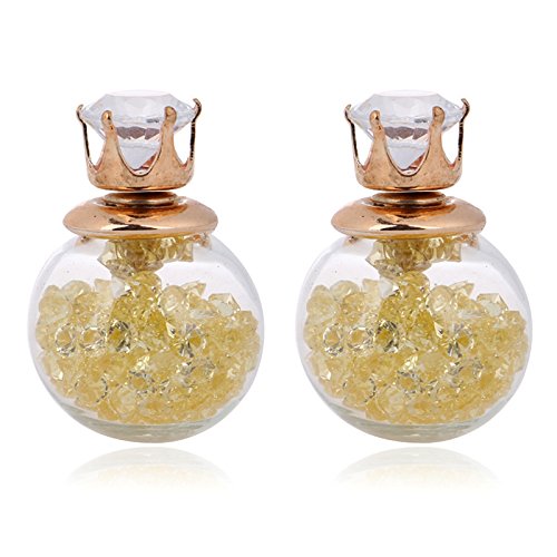 jewels galaxy gold plated stud earrings for girls (multi-colour)(cb-bllc-145)