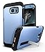 Spigen Tough Armor Galaxy S7 Edge Case with Kickstand and Extreme Heavy Duty Protection and Air Cushion Technology for Galaxy S7 Edge - Blue Coral