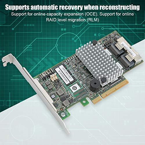 fo sa 512MB DDRIII 1333MHz Disk Array Card, SAS2208 Dual-core Master Chip 8 SATA+SAS Port 6Gb / s Cache Controller Card Support OCE/RLM