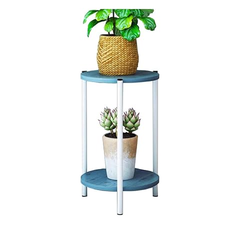 YXRHH-HJ Soporte De Plantas De Hierro, Escalera De Flores De Doble ...