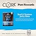 Wellness CORE Dog Treats, Natural, Grain Free, Tender Jerky, Beef & Venison (4 Ounce Bag)