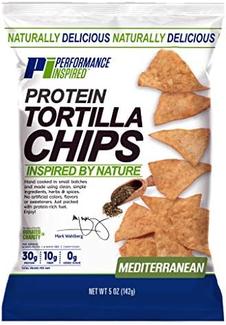 Performance Inspired Nutrition Protein Tortilla Chips, Mediterranean, 5 Oz